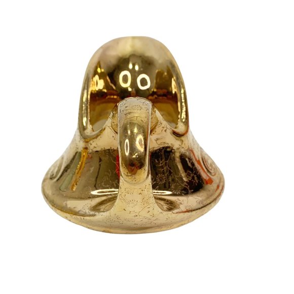 Vintage Pearl China Sugar Creamer 22 Kt Gold Floral Hollywood Regency MCM 40s - Picture 7 of 16